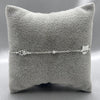 #T117 - Pulsera/Tobillera Gatito Con Zirconia Plata - A18/2.4
