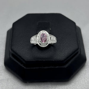 #AD314 - Anillo Graduación Kinder Con Zirconia Plata - A13/1.4