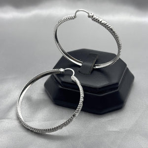 #ARR108 - Arracada Diamantada Plata - ZC4.0