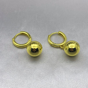 #HOL154 - Huggies Esfera Oro Laminado 18K - LA050/