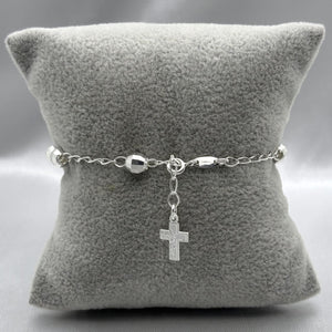 #MR144 - Misterio De Jesús Diamantada Plata - 6 mm - B08/5.4