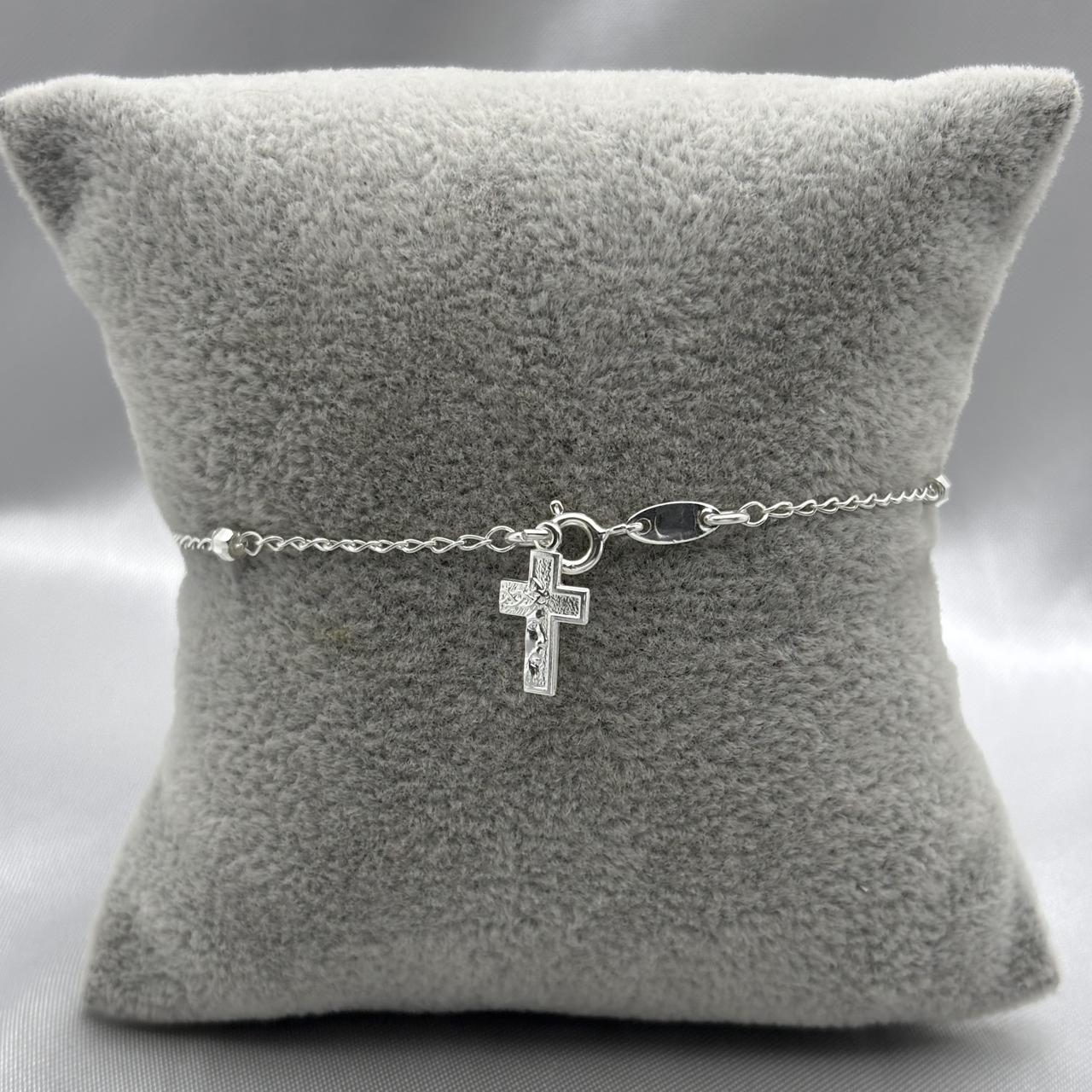 #MR146 - Misterio De Jesús Diamantada Plata - 3 mm - C09/2.1