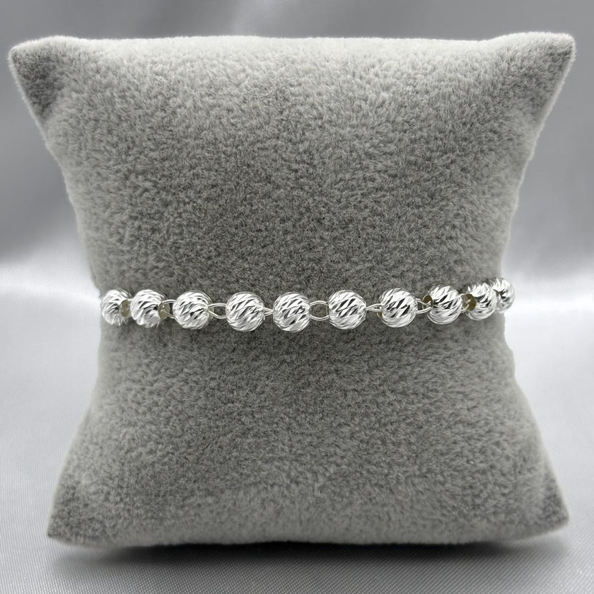 #MR147 - Misterio De Jesús Rayada Plata - 6 mm - B08/5.7