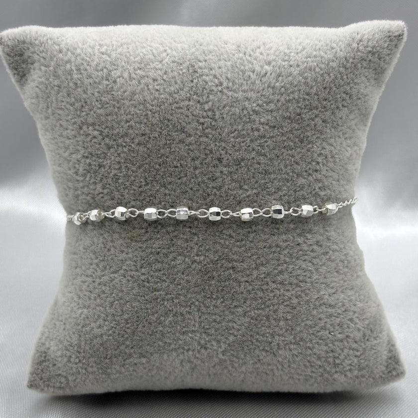 #MR146 - Misterio De Jesús Diamantada Plata - 3 mm - C09/2.1