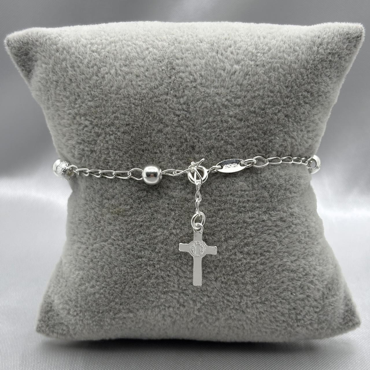 #MR110 - Misterio De San Benito Láser Y Liso Plata - B07/4.5