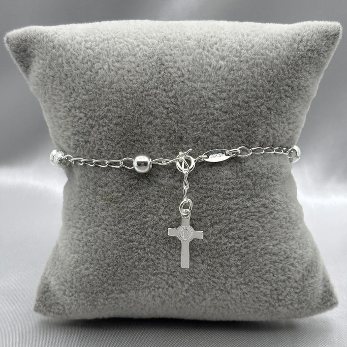 #MR110 - Misterio De San Benito Láser Y Liso Plata - B07/4.5