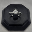 #AD189 - Anillo Corazón Con Zirconia Plata - IC2.5