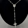 #MR121 - Rosario De San Benito Rayada Plata - 3 mm - A09/8.2