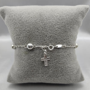 #MR132 - Misterio De Jesús Liso Plata - 6 mm - B06/5.9