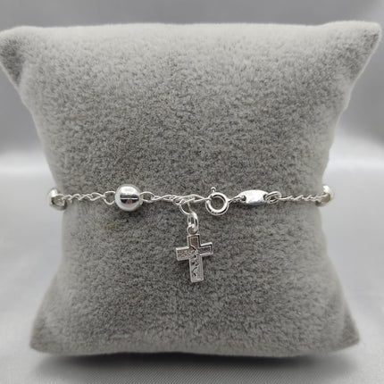 #MR132 - Misterio De Jesús Liso Plata - 6 mm - B06/5.9