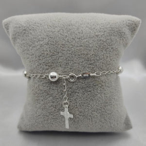 #MR143 - Misterio De San Benito Liso Plata - 6 mm - B06/5.8