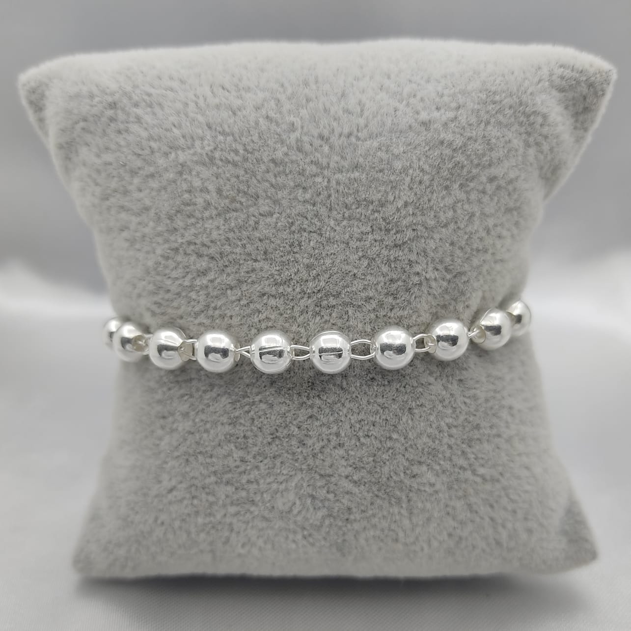 #MR143 - Misterio De San Benito Liso Plata - 6 mm - B06/5.8