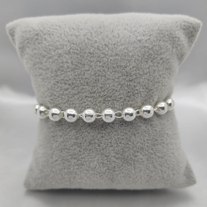 #MR143 - Misterio De San Benito Liso Plata - 6 mm - B06/5.8