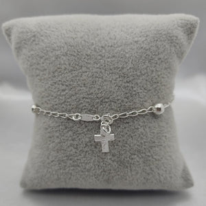 #MR113 - Misterio De Jesús Liso Plata - 5 mm - B06/4.5