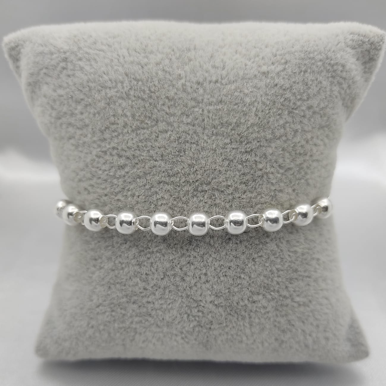 #MR109 - Misterio De San Benito Liso Plata - 5 mm - B06/4.4