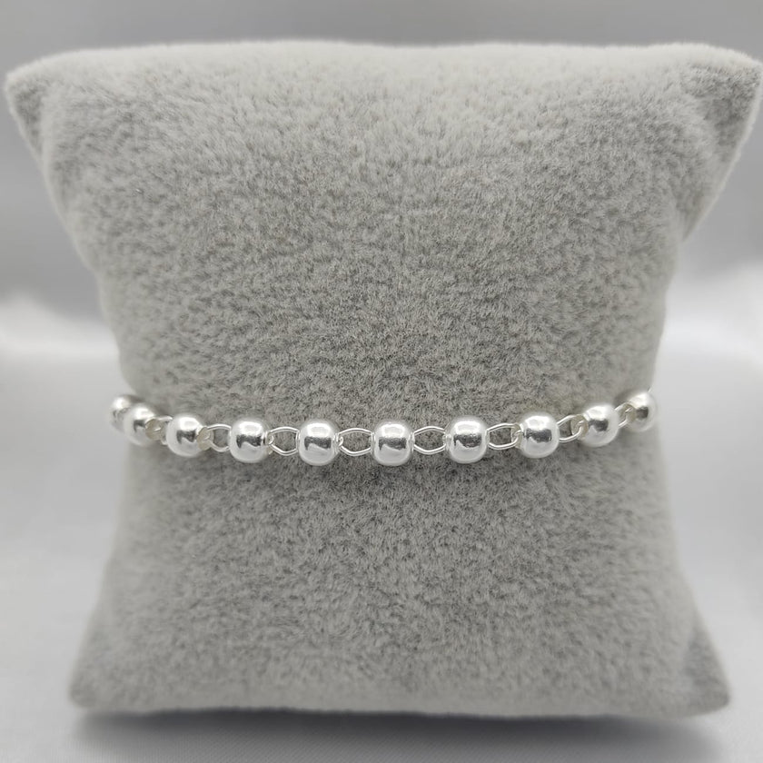 #MR109 - Misterio De San Benito Liso Plata - 5 mm - B06/4.4