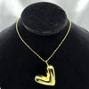 #GOL138 - Gargantilla Corazón Inflado Oro Laminado 18K - LA040/