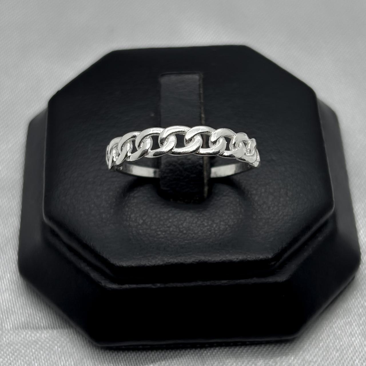 #AD109 - Anillo Eslabón Plata - A08/1.7