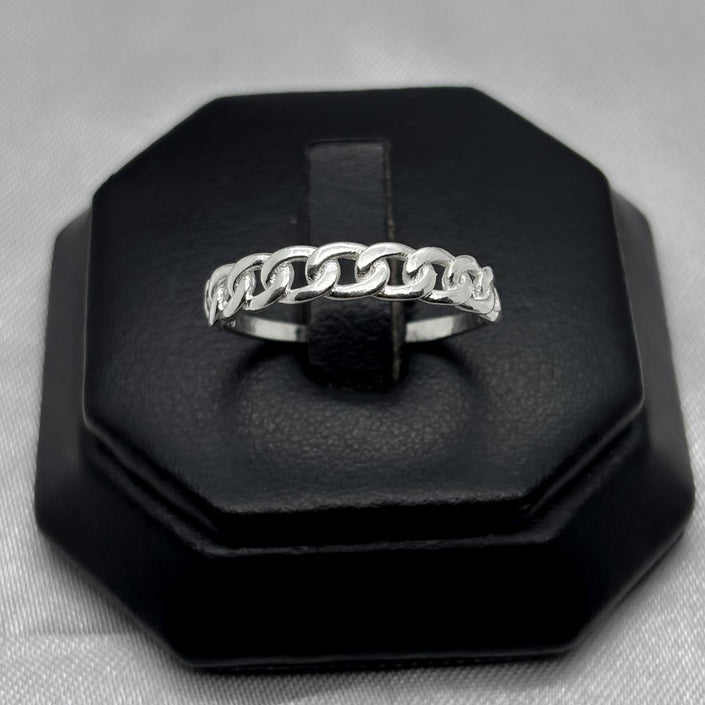 #AD109 - Anillo Eslabón Plata - A08/1.7