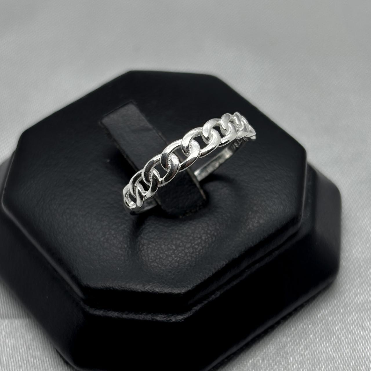 #AD109 - Anillo Eslabón Plata - A08/1.7