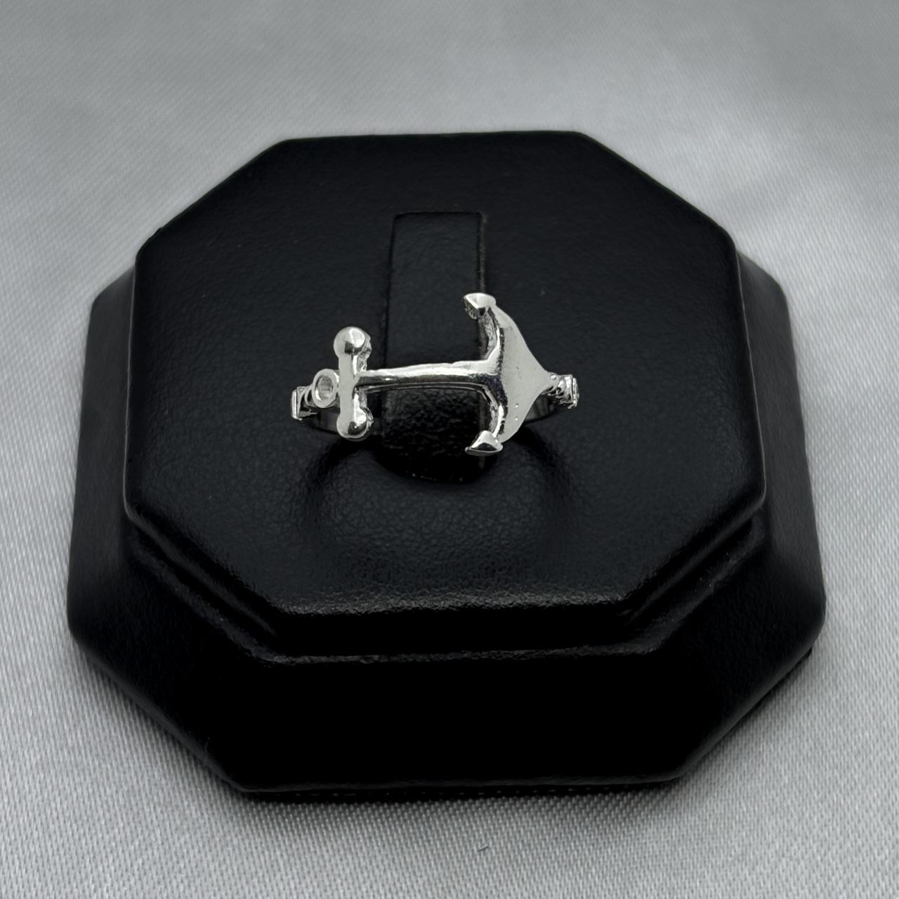 #AD282 - Anillo Ancla Plata - A08/1.6