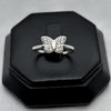 #AD119 - Anillo Mariposita Con Zirconia Plata - B09/1.8