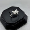 #AD119 - Anillo Mariposita Con Zirconia Plata - B09/1.8