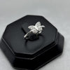 #AD119 - Anillo Mariposita Con Zirconia Plata - B09/1.8