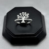 #AD219 - Anillo Árbol De La Vida Con Zirconia Plata - B09/1.6