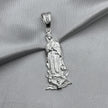 #D570 - Dije Virgen De Guadalupe Con Zirconia Plata - A08/8.8