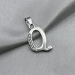 #D561 - Dije Letras Con Zirconia Plata- B09/1.5