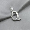 #D561 - Dije Letras Con Zirconia Plata- B09/1.5