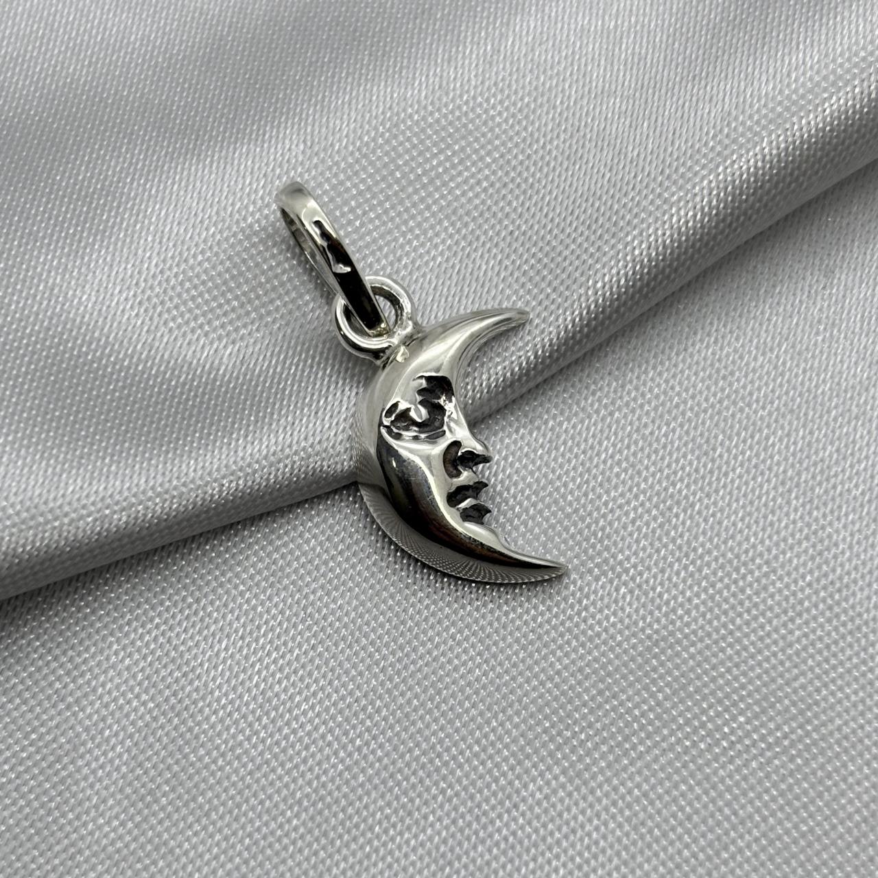 #D596 - Dije Luna Plata Pavonada - A13/2.3