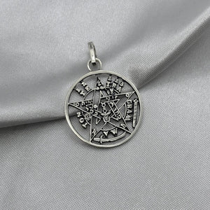 #D594 - Dije Tetragrámaton Plata Pavonada - A13/3.6