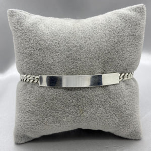 #ESC250 - Esclava Cubana Diamantada Plata - 120 - 5 mm - A08/9.6