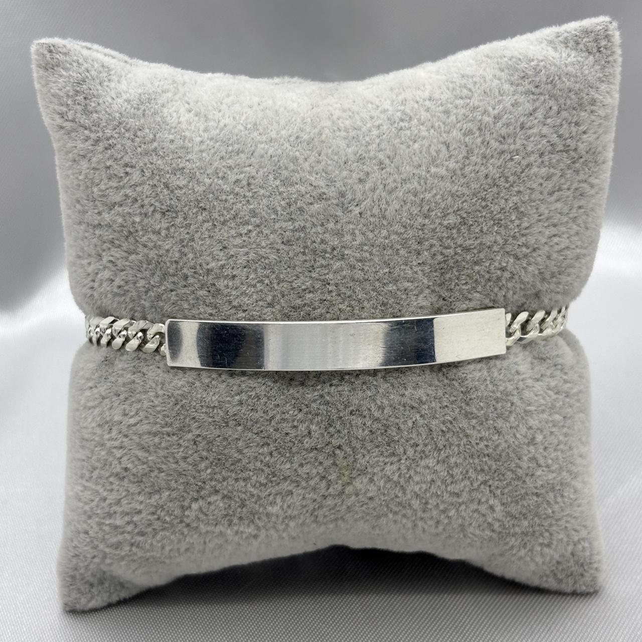 #ESC250 - Esclava Cubana Diamantada Plata - 120 - 5 mm - A08/9.6