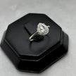 #AD464 - Anillo Gota Con Zirconia Plata - A09/1.5