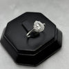 #AD464 - Anillo Gota Con Zirconia Plata - A09/1.5