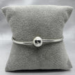 #PA497 - Pulsera Broche Bolita Plata - A10/6.6