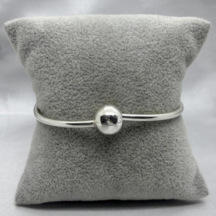 #PA497 - Pulsera Broche Bolita Plata - A10/6.6