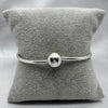 #PA497 - Pulsera Broche Bolita Plata - A10/6.6