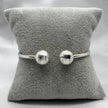#PA494 - Pulsera Ajustable Bolitas Plata - A10/8.3