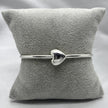 #PA496 - Pulsera Con Broche Corazón Plata - A10/6.5