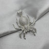 #D640 - Dije Araña Con Zirconia Plata - C12/17.5