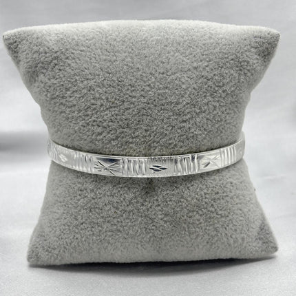 #AO123 - Aro Diamantado Plata - 7 mm - A07/10.5