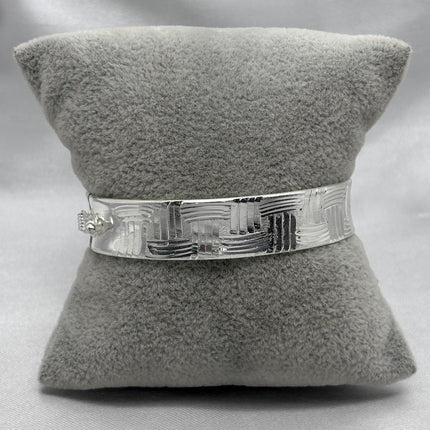 #AO118 - Pulsera Rígida Plata - 1.3 cm - A07/11.6