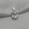 #D654 - Dije Osito Con Zirconia Plata - B12/2.1