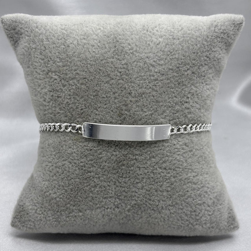 #ESC270 - Esclava Barbada Plata - 080 - 3 mm - A06/4.1