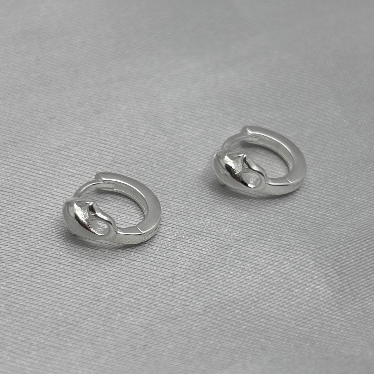 #H220 - Huggie De Ballenita Plata - B17/1.5