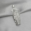 #D669 - Dije Santo Con Zirconia Plata - B17/8.3